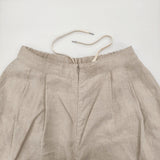 intoca. イージーパンツ バルーン リネン 日本製 サイズ1 パンツ 26SS ベージュ レディース イントゥーカ【中古】6-1006M♪