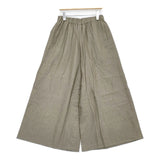 JURGEN LEHL J0162FP601 コットンリネンムラ染ワイドパンツ 定価50600円 日本製 イージー パンツ 26SS ベージュ レディース ヨーガンレール【中古】6-1006M♪