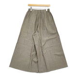 JURGEN LEHL J0162FP601 コットンリネンムラ染ワイドパンツ 定価50600円 日本製 イージー パンツ 26SS ベージュ レディース ヨーガンレール【中古】6-1006M♪