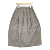 JURGEN LEHL J0153FS321 コットン手織厚手のスカート 定価50600円 インド製 ロングスカート 25AW グレー レディース ヨーガンレール【中古】6-1006G♪