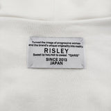 Risley ノースリーブロゴフーディー Sleeveless hoodie 異素材 定価16280円 パーカー ホワイト カーキ レディース リズレー【中古】6-1013S♪
