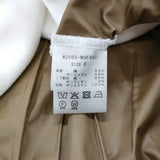 Risley ノースリーブロゴフーディー Sleeveless hoodie 異素材 定価16280円 パーカー ホワイト カーキ レディース リズレー【中古】6-1013S♪