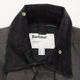 MARGARET HOWELL/Barbour DRY WAX COTTON BLOUSON サイズ8 定価70400円 ベスト 25AW ブラック レディース マーガレットハウエル/バブアー【中古】6-1006M♪
