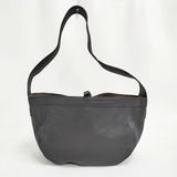 T.T taiga takahashi タイガタカハシ 未使用品 LOT.018 NEWSBOY BAG SMALL 定価99000円 革 レザー ショルダーバッグ 26AW ブラック メンズ【中古】6-1009G♪