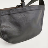 T.T taiga takahashi タイガタカハシ 未使用品 LOT.018 NEWSBOY BAG SMALL 定価99000円 革 レザー ショルダーバッグ 26AW ブラック メンズ【中古】6-1009G♪