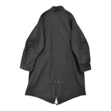 ARTS&SCIENCE fishtail coat フィッシュテールコート コットンシルク サイズ3 モッズコート 2025 ブラック ユニセックス アーツ&サイエンス【中古】6-1013M♪