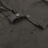 ARTS&SCIENCE fishtail coat フィッシュテールコート コットンシルク サイズ3 モッズコート 2025 ブラック ユニセックス アーツ&サイエンス【中古】6-1013M♪