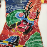 Jean Paul Gaultier 99年 武者プリントパワーネットカットソー メッシュ ヴィンテージ サイズS カットソー マルチカラー レディース ジャンポールゴルチエ【中古】6-1013M♪