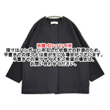 evam eva wool short coat ウールショートコート ノーカラー E253T208 サイズ2 定価48400円 コート 25AW ブラック レディース エヴァムエヴァ【中古】6-1016T♪