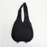 mina perhonen usabag ウサバッグ aba9718 定価19800円 ベロア トートバッグ 23AW ブラック ブラウン レディース ミナペルホネン【中古】6-1009G♪