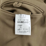 green label relaxing TWギャバジン1プリーツドレスチノパンツ ウォッシャブル 定価12980円 チノパンツ 26SS ベージュ メンズ グリーンレーベルリラクシング【中古】6-1009G♪