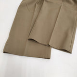 green label relaxing TWギャバジン1プリーツドレスチノパンツ ウォッシャブル 定価12980円 チノパンツ 26SS ベージュ メンズ グリーンレーベルリラクシング【中古】6-1009G♪
