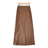GIA STUDIOS ジアストゥディオス Anai Skirt サイズ36 定価68200円 34GS01SKIRT6 マキシ丈 ロングスカート 26AW ブラウン レディース【中古】6-1013G♪