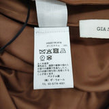 GIA STUDIOS ジアストゥディオス Anai Skirt サイズ36 定価68200円 34GS01SKIRT6 マキシ丈 ロングスカート 26AW ブラウン レディース【中古】6-1013G♪