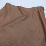 GIA STUDIOS ジアストゥディオス Anai Skirt サイズ36 定価68200円 34GS01SKIRT6 マキシ丈 ロングスカート 26AW ブラウン レディース【中古】6-1013G♪