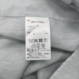 MARGARET HOWELL 新品 SOFT LINEN 589-6153204 定価33000円 リネン シャツ 26SS ライトブルー レディース マーガレットハウエル【中古】6-1013M♪