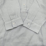 MARGARET HOWELL 新品 SOFT LINEN 589-6153204 定価33000円 リネン シャツ 26SS ライトブルー レディース マーガレットハウエル【中古】6-1013M♪