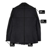 theory luxe 未使用 20周年記念 FRAMPTON2.0 GEM 定価79200円 ウールカシミヤ ダブルブレスト テーラードジャケット 24AW ブラック レディース セオリーリュクス【中古】6-1013T♪