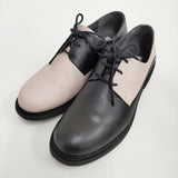 CAMPER TWINS ツインズ スムースレザー サイズ38 シューズ・靴 ピンク ブラック レディース カンペール【中古】6-1009G♪