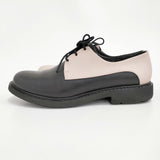 CAMPER TWINS ツインズ スムースレザー サイズ38 シューズ・靴 ピンク ブラック レディース カンペール【中古】6-1009G♪