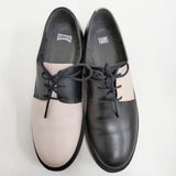 CAMPER TWINS ツインズ スムースレザー サイズ38 シューズ・靴 ピンク ブラック レディース カンペール【中古】6-1009G♪