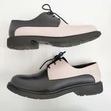 CAMPER TWINS ツインズ スムースレザー サイズ38 シューズ・靴 ピンク ブラック レディース カンペール【中古】6-1009G♪