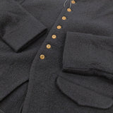 Pal'las Palace PCJK-9068C サイズ2 日本製 ウール ノーカラージャケット ネイビー レディース パラスパレス【中古】6-1016T♪