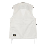 LIMI feu TORAICHI DENIM VEST 定価46200円 サイズ2 LS-Y70-077 寅壱デニム ベスト ホワイト レディース リミフゥ/Yohji【中古】6-1013M♪