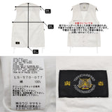 LIMI feu TORAICHI DENIM VEST 定価46200円 サイズ2 LS-Y70-077 寅壱デニム ベスト ホワイト レディース リミフゥ/Yohji【中古】6-1013M♪