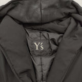 Y's シンサレート オーバーサイズ フーデッドブルゾン 中綿 YE-C05-900 サイズ2 ジャケット 22AW ブラック レディース ワイズ/Yohji【中古】6-1013T♪