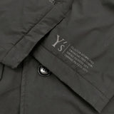 Y's シンサレート オーバーサイズ フーデッドブルゾン 中綿 YE-C05-900 サイズ2 ジャケット 22AW ブラック レディース ワイズ/Yohji【中古】6-1013T♪
