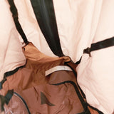 and wander sil daypack シルデイパック コーデュラナイロン 18L プルーフ パッカブル 定価19800円 リュック・デイパック ブラウン ユニセックス アンドワンダー【中古】6-1009G♪