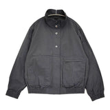 MHL. 未使用 COTTON NYLON PLAINWEAVE 595-6125201 定価47300円 サイズ2 ブルゾン 26SS チャコールグレー レディース エムエイチエル【中古】6-1013M♪