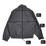 MHL. 未使用 COTTON NYLON PLAINWEAVE 595-6125201 定価47300円 サイズ2 ブルゾン 26SS チャコールグレー レディース エムエイチエル【中古】6-1013M♪