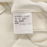theory ボウタイブラウス Prime Georgette サイズP 定価28600円 01-6108221 TIE BLOUSE PRIME GGT ブラウス シャツ 26SS アイボリー レディース セオリー【中古】6-1013M♪