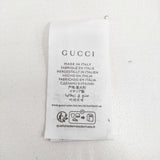 GUCCI プリント シルクツイル リボン フラワー タグ箱付き 825121 3G001 1060 スカーフ ブラック レディース グッチ【中古】6-1013G♪