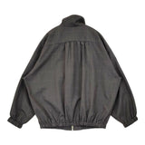 JOURNAL STANDARD L'essage スタンドカラーブルゾン 定価33000円 ブルゾン 26AW グレー レディース ジャーナルスタンダードレサージュ【中古】6-1013M♪