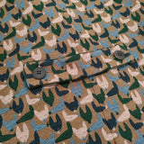 mina perhonen 美品 repo 刺繍 エンブロイダリー ウール アルパカ混 コート ジャケット ダブル 38 コート ブラウン レディース ミナペルホネン【中古】6-1016T♪