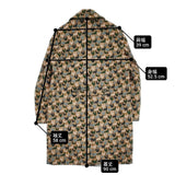 mina perhonen 美品 repo 刺繍 エンブロイダリー ウール アルパカ混 コート ジャケット ダブル 38 コート ブラウン レディース ミナペルホネン【中古】6-1016T♪