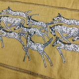 mina perhonen 美品 papurikko パプリッコ スタンドカラードレス 刺繍 リネン サイズ38 ワンピース 25SS マスタード レディース ミナペルホネン【中古】6-1013M♪