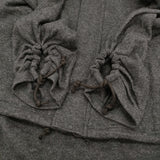 Yohji Yamamoto collections フード付きカーディガン サイズ2 定価77000円 カーディガン 25AW チャコールグレー レディース ヨウジヤマモトコレクションズ【中古】6-1016T♪
