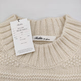 Bilitis dix-sept ans 新品 Hand Knit Vest 定価38500円 ハンドニット ウール ベスト 24AW アイボリー レディース ビリティス ディ セッタン【中古】6-1016T♪