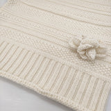 Bilitis dix-sept ans 新品 Hand Knit Vest 定価38500円 ハンドニット ウール ベスト 24AW アイボリー レディース ビリティス ディ セッタン【中古】6-1016T♪