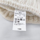 Bilitis dix-sept ans 新品 Hand Knit Vest 定価38500円 ハンドニット ウール ベスト 24AW アイボリー レディース ビリティス ディ セッタン【中古】6-1016T♪