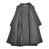 Yarmo キルティングラボコート Quilting Lab Coat YAR-19AW CO16 イギリス製 中綿 コート ブラック レディース ヤーモ【中古】6-1016T♪