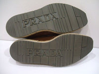 PRADA 2EG015 ウィングチップシューズ 革靴 8.5 ドレスシューズ ブラウン メンズ プラダ【中古】0-0506G♪