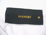 pleasure DISCOTECA プリント半袖Tシャツ サイズM 白、黒、ピンク等 メンズ プレジャー 【中古】0-0807S◆