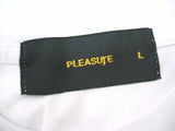 pleasure DISCOTECA プリント半袖Tシャツ サイズL 白、黒、ピンク等 メンズ プレジャー 【中古】0-0807S◆