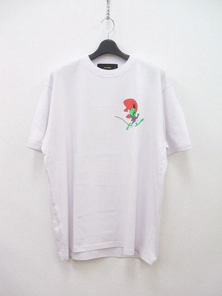 pleasure PUTO TEE プリント半袖Tシャツ サイズL 白、赤、ビビットグリーン等 メンズ プレジャー 【中古】0-0807S◆