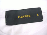 pleasure PUTO TEE プリント半袖Tシャツ サイズL 白、赤、ビビットグリーン等 メンズ プレジャー 【中古】0-0807S◆